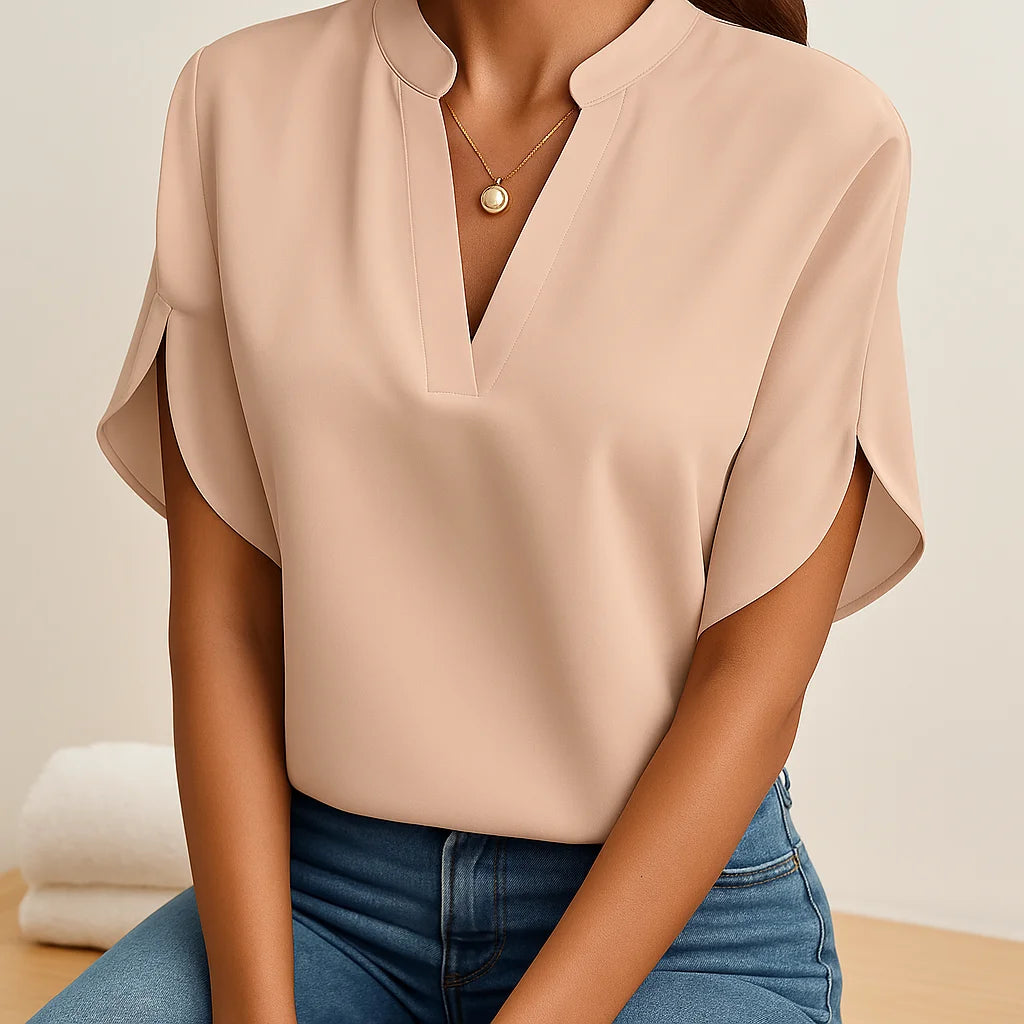 Bluse med brede ærmer Beth | Rizi