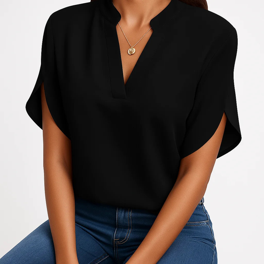 Bluse med brede ærmer Beth | Rizi