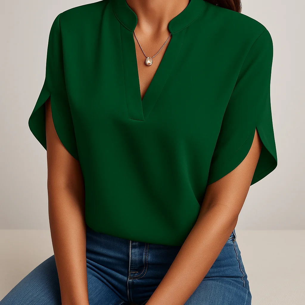 Bluse med brede ærmer Beth | Rizi