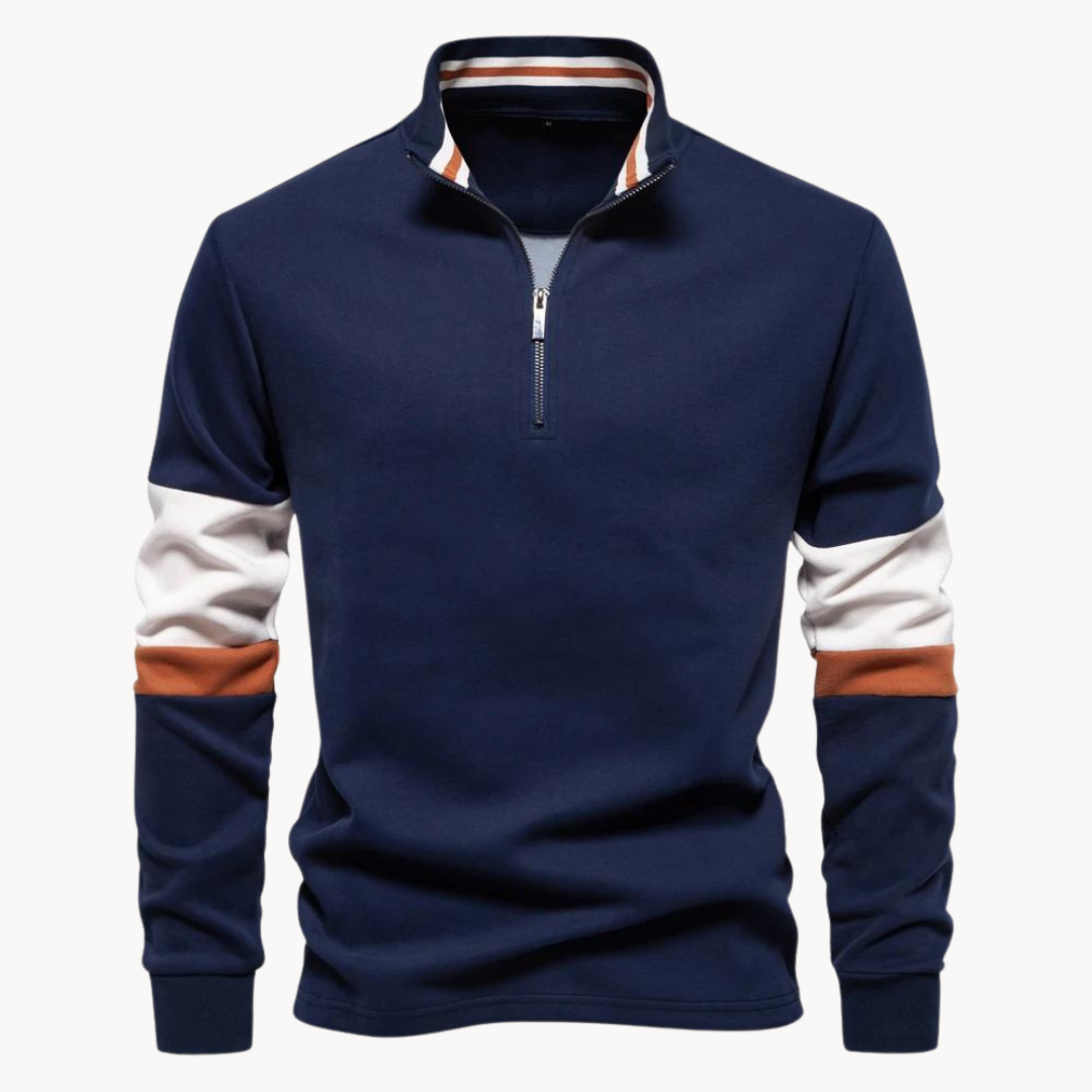 Nathan Quarter-Zip Sweater | Rizi