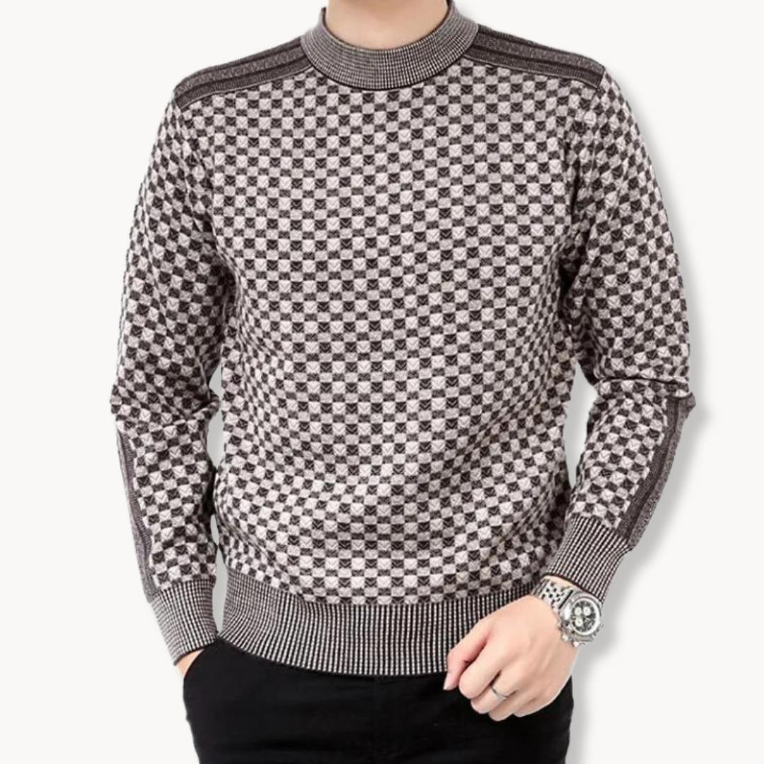 Raiden Patterned Sweater | Rizi