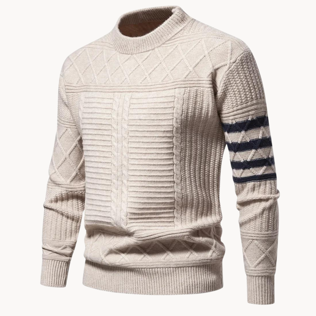 Warren Cable Crewneck Sweater | Rizi