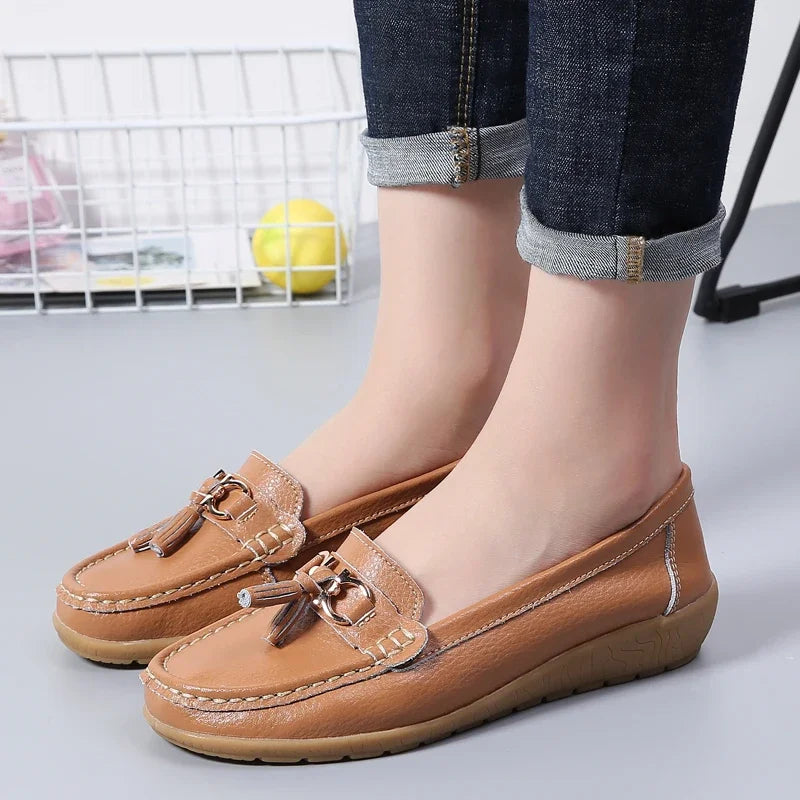 Orthopedic Leather Moccasin | Rizi