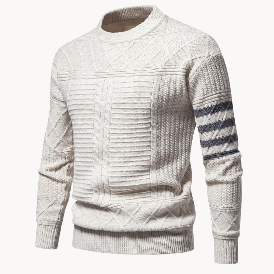 Warren Cable Crewneck Sweater | Rizi