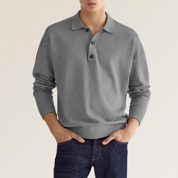 Men's Long-Sleeve Field Polo Shirt | Rizi