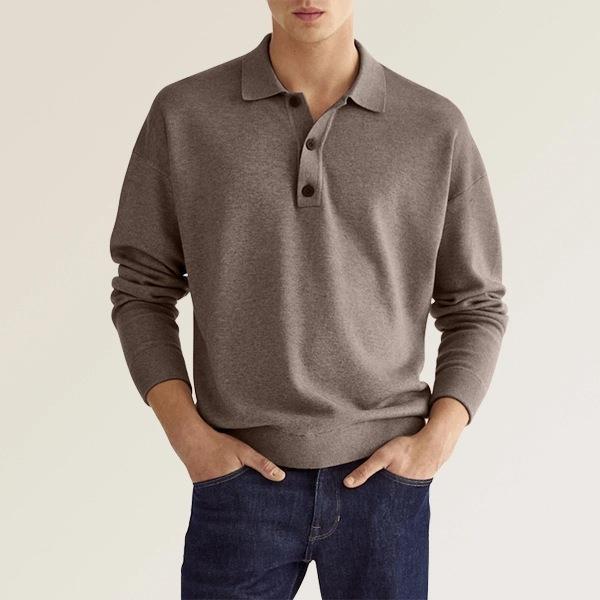 Men's Long-Sleeve Field Polo Shirt | Rizi