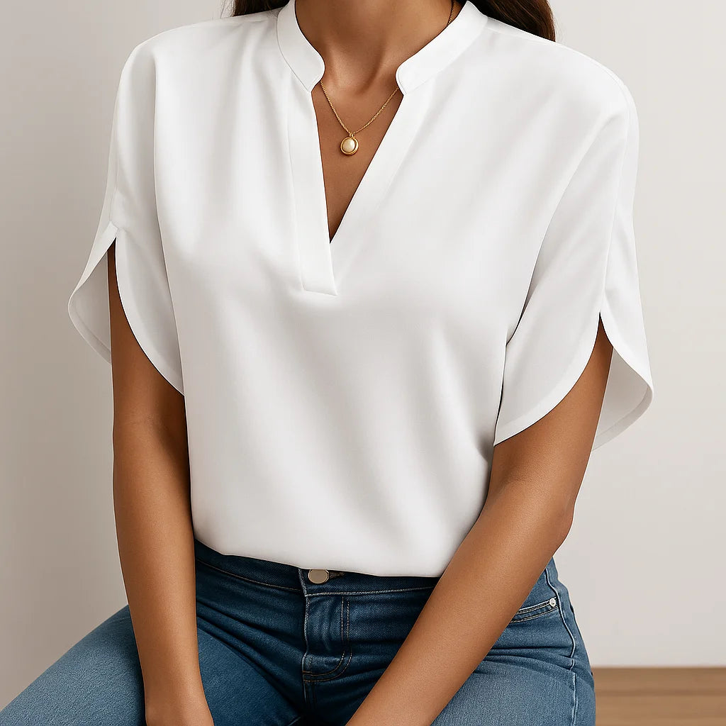 Bluse med brede ærmer Beth | Rizi