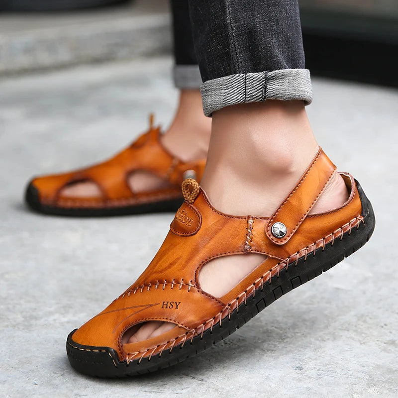 Orthopedic Leather Sandals | Rizi