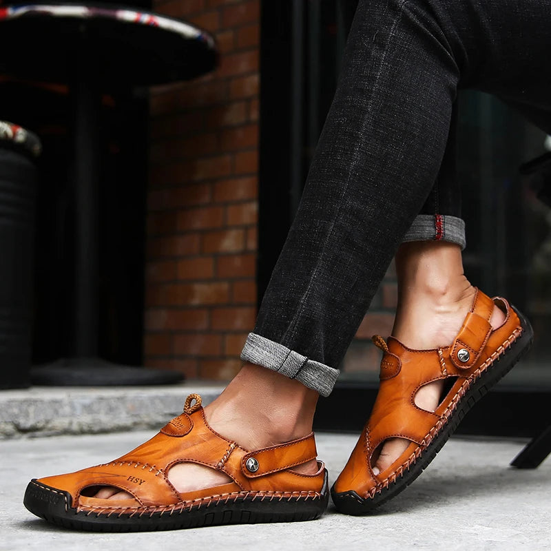 Orthopedic Leather Sandals | Rizi