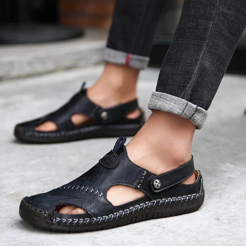 Orthopedic Leather Sandals | Rizi