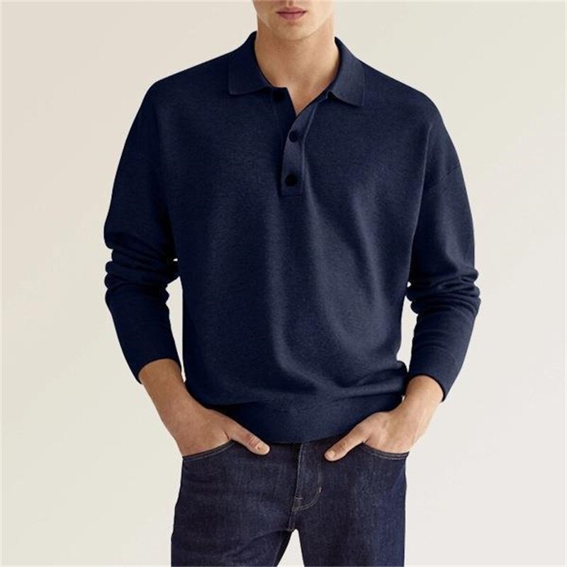 Men's Long-Sleeve Field Polo Shirt | Rizi