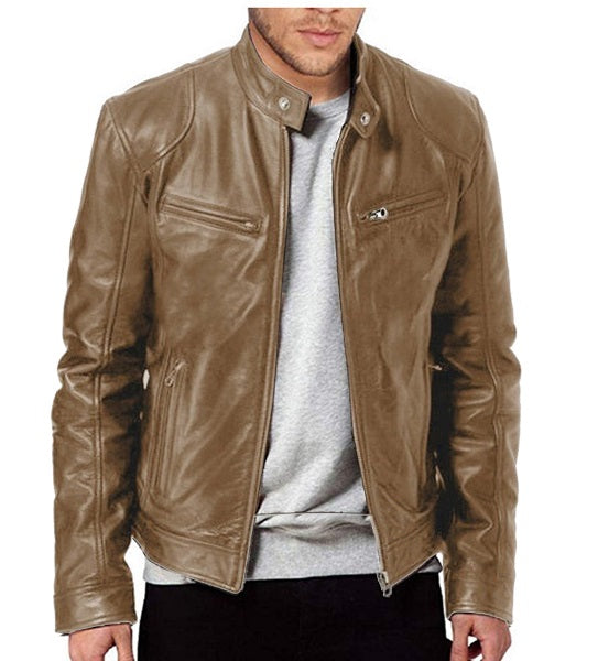 Trenton Leather Men's Jacket | Rizi