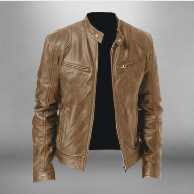 Trenton Leather Men's Jacket | Rizi