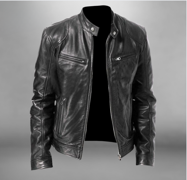 Trenton Leather Men's Jacket | Rizi