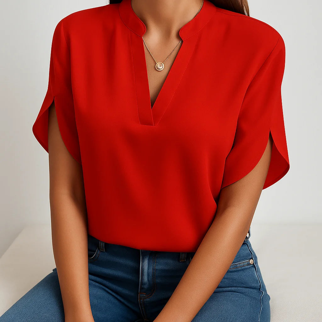 Bluse med brede ærmer Beth | Rizi