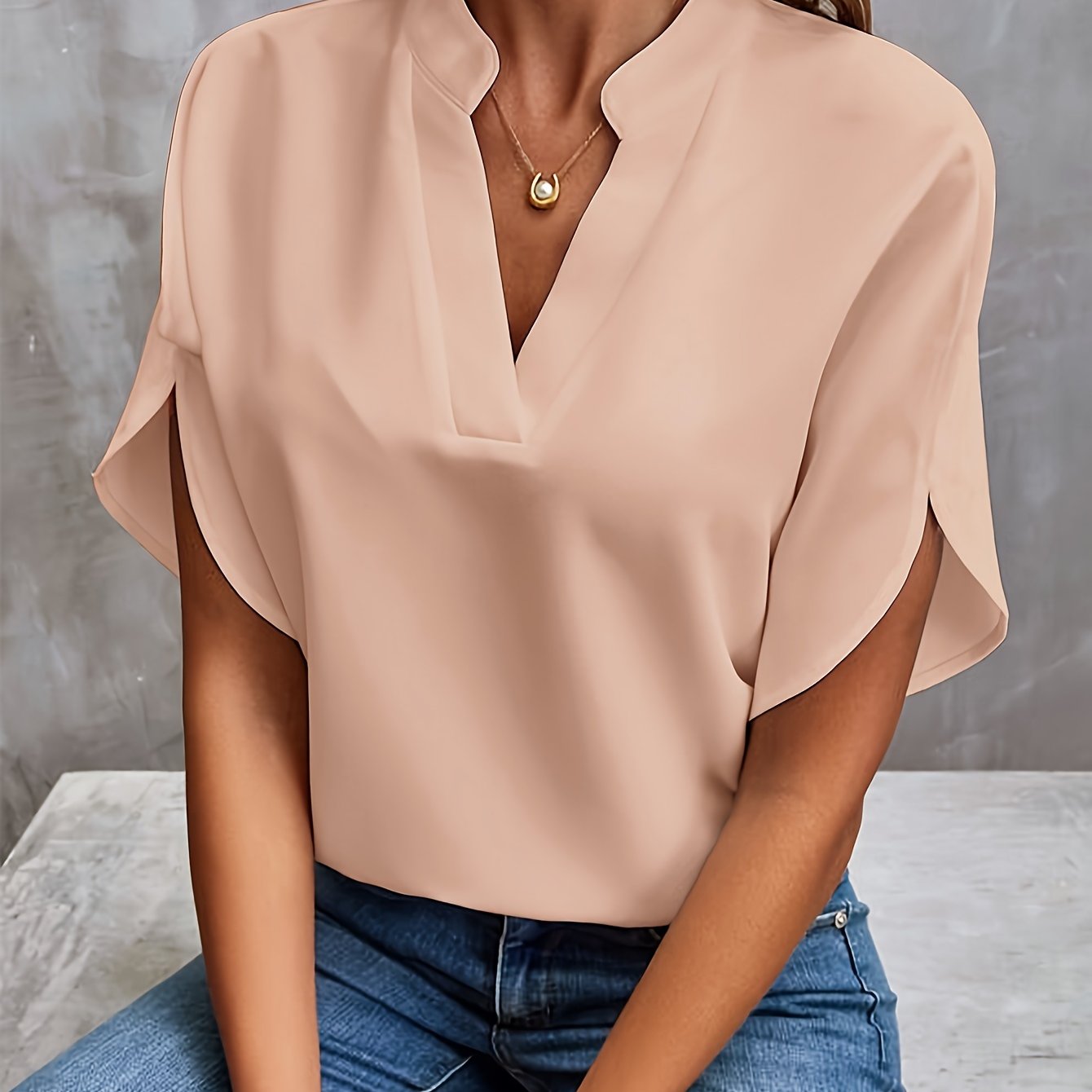 Blouse with wide sleeves Beth | Rizi