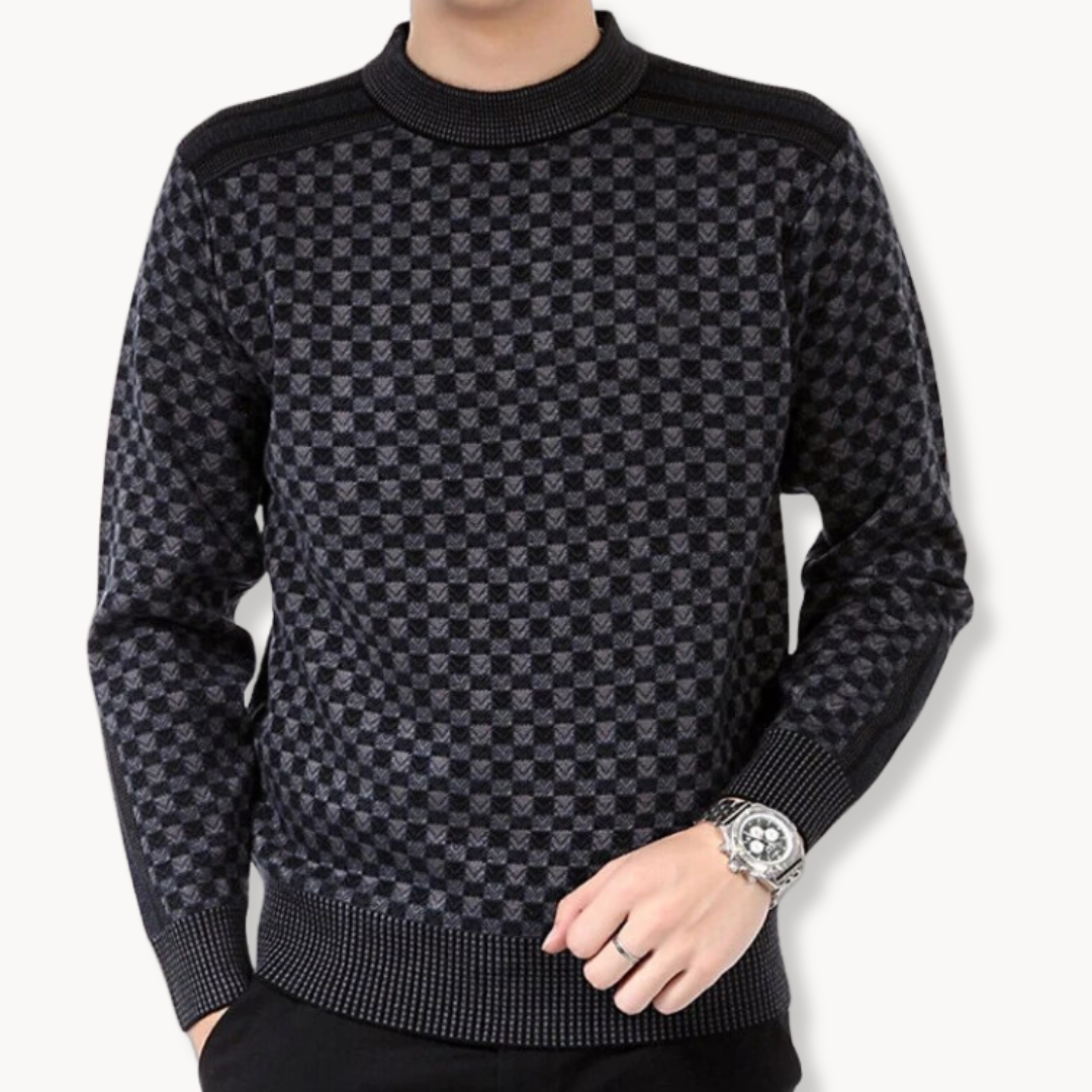 Raiden Patterned Sweater | Rizi