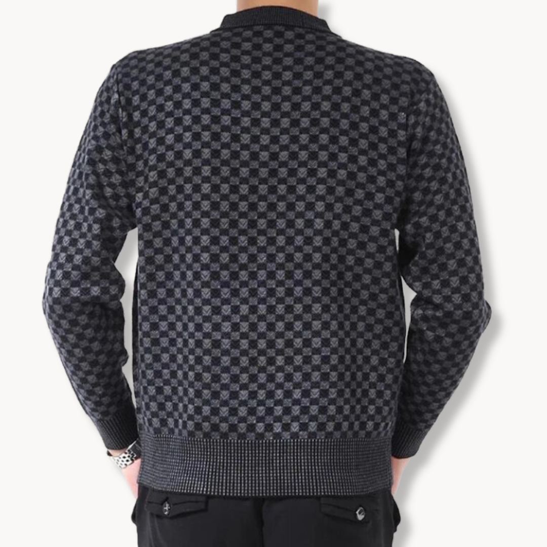 Raiden Patterned Sweater | Rizi