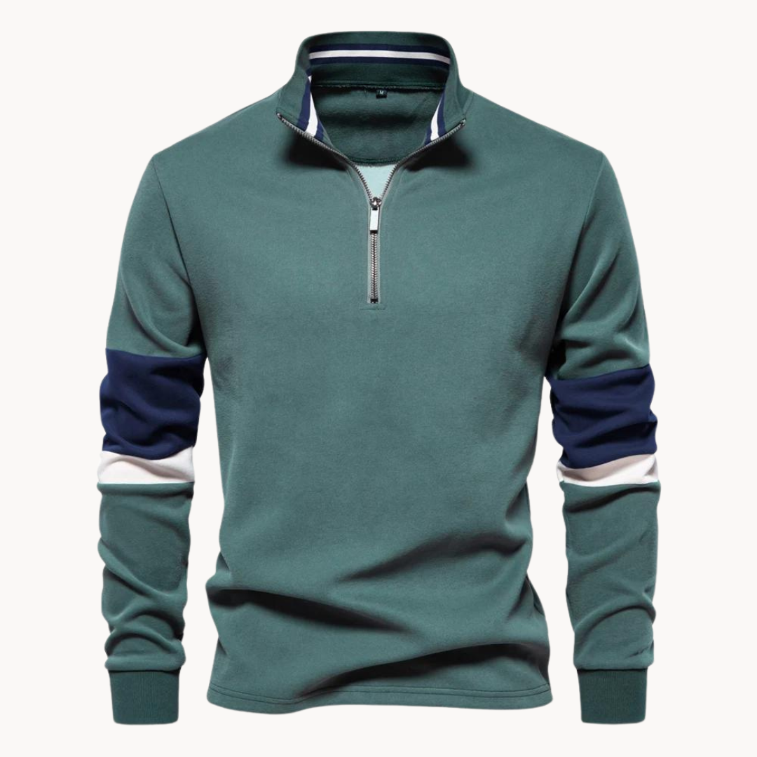 Nathan Quarter-Zip Sweater | Rizi