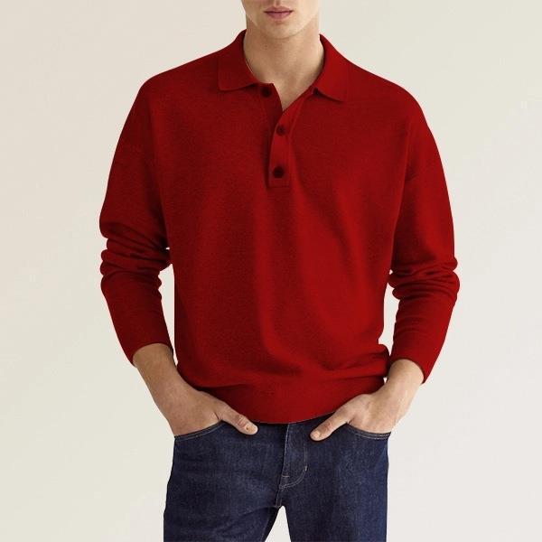 Men's Long-Sleeve Field Polo Shirt | Rizi