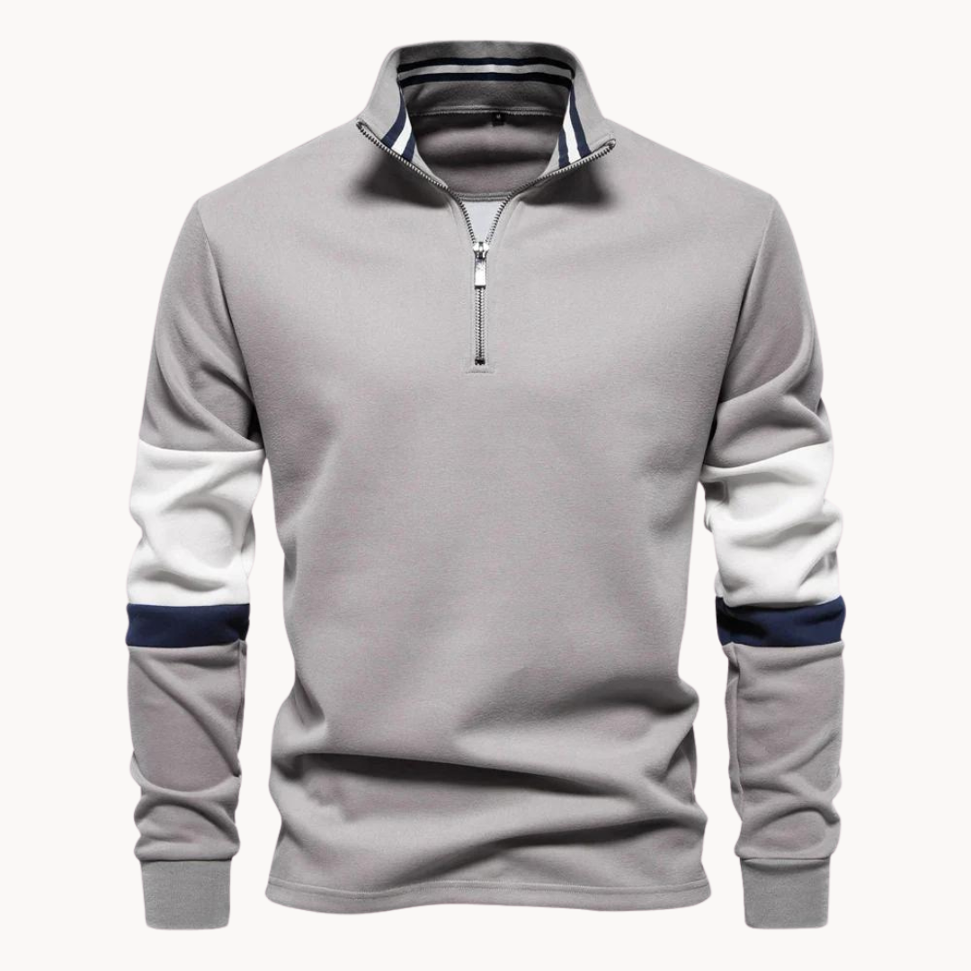 Nathan Quarter-Zip Sweater | Rizi