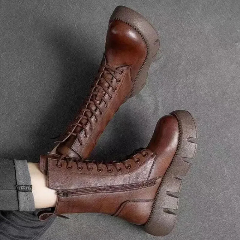 Ultra Comfortable & Warm Leather Boots | Rizi