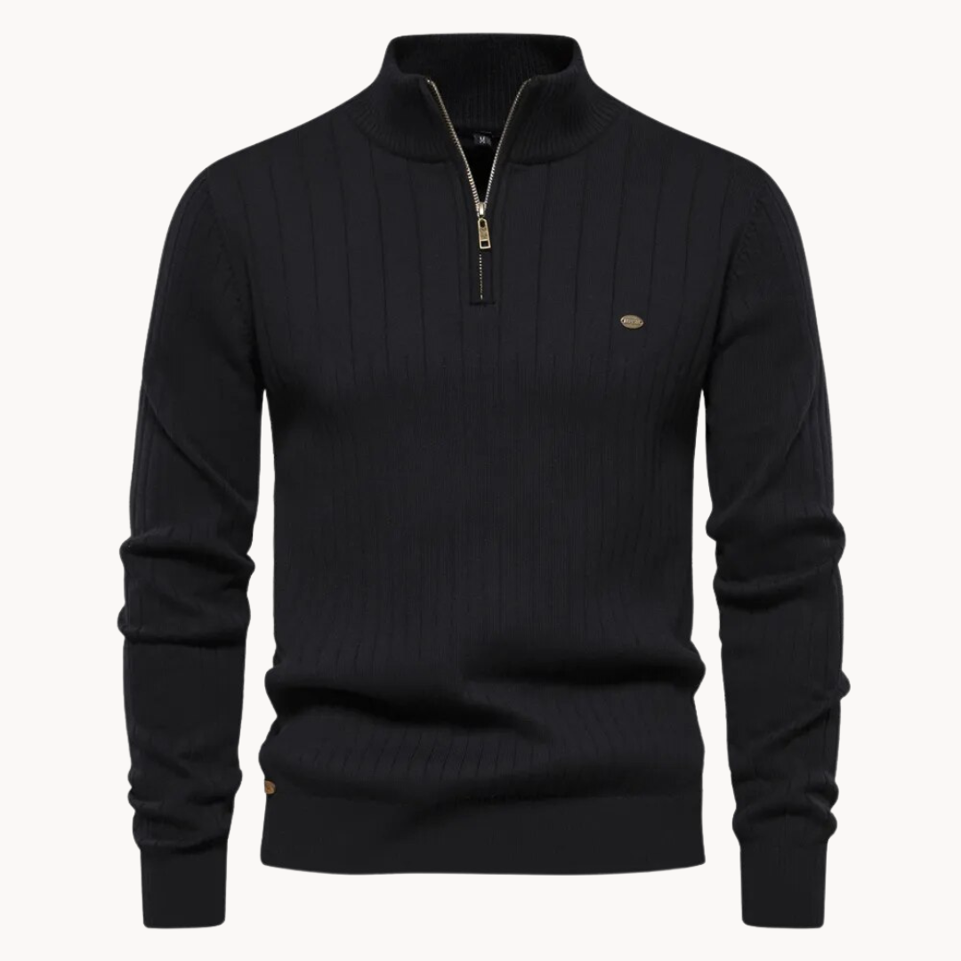 Jenson Quarter Zip Sweater | Rizi