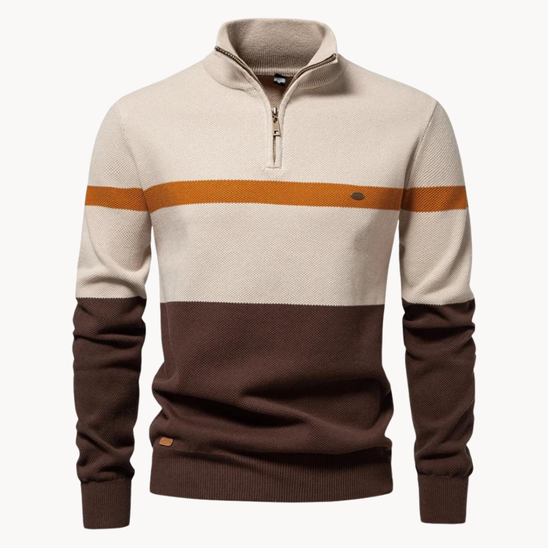 Connor Quarter Zip Sweater | Rizi